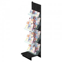 Meuble presse murale noir 9 niveaux