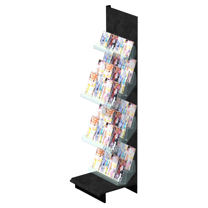 Meuble presse murale noir 9 niveaux